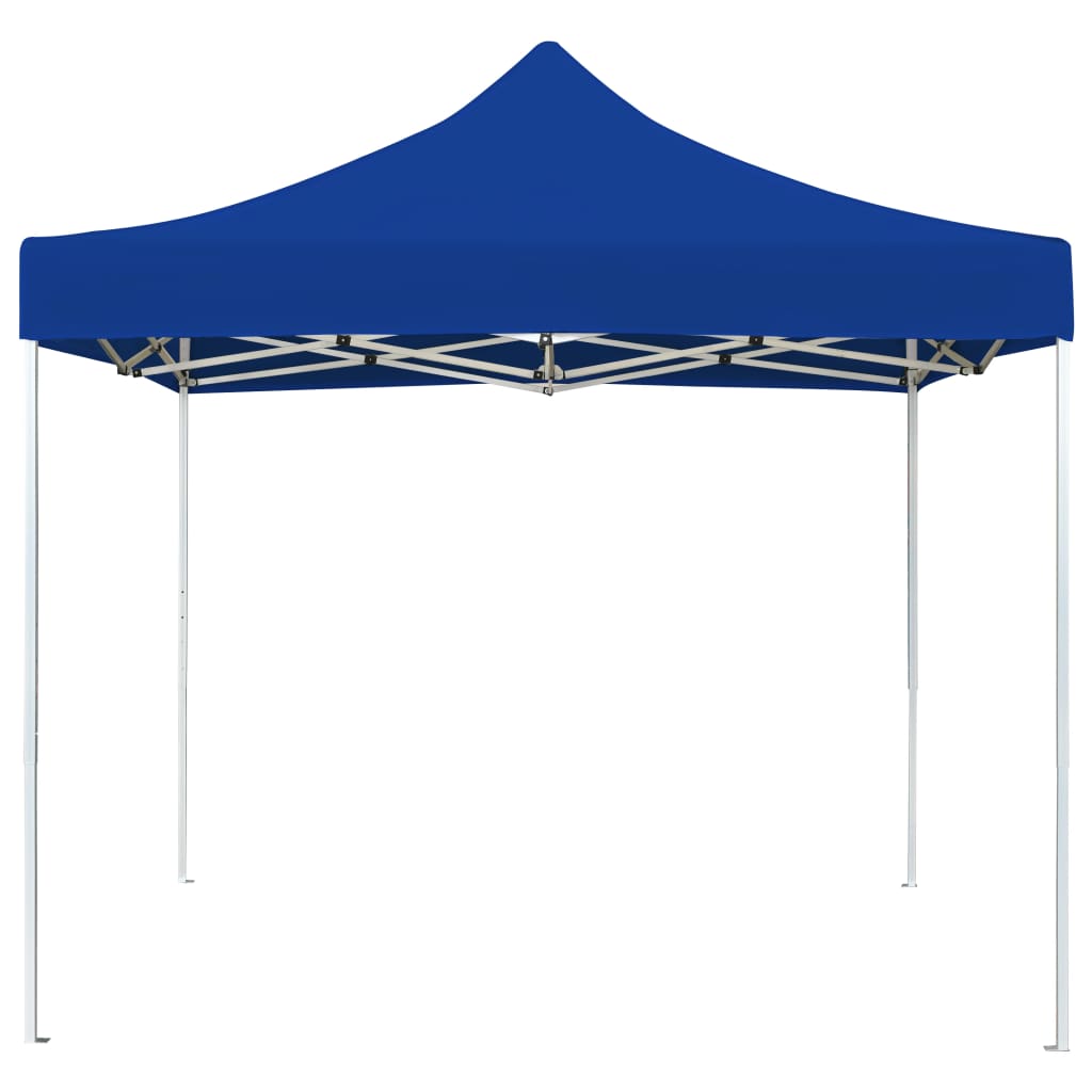 Gazebo Professionale Pieghevole in Alluminio 3x3 m Blu 45482