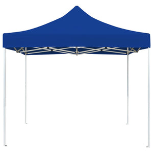 Gazebo Professionale Pieghevole in Alluminio 3x3 m Blu 45482