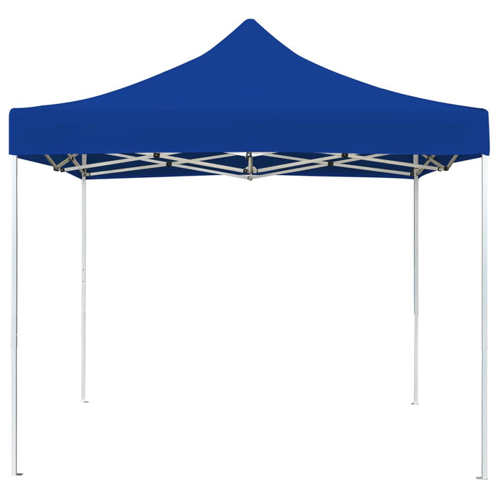 Gazebo Professionale Pieghevole in Alluminio 3x3 m Blu 45482