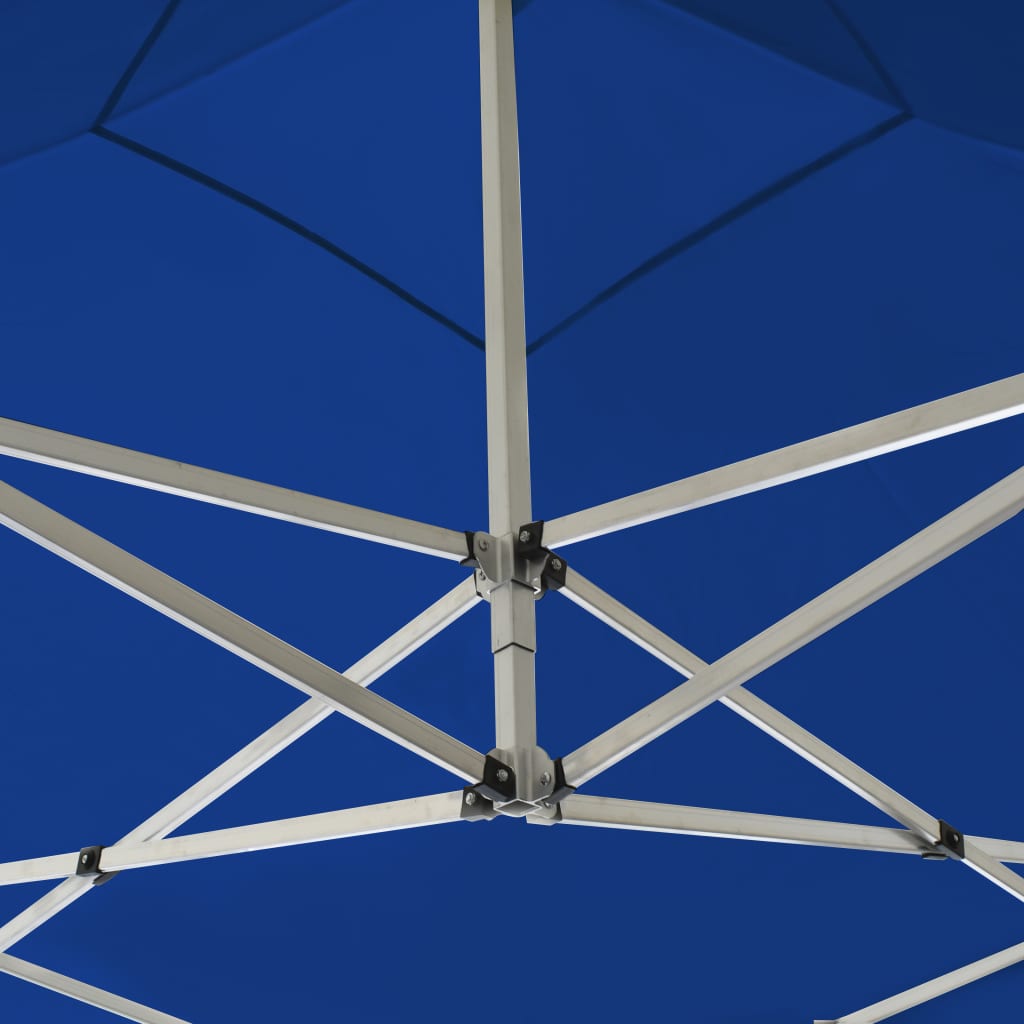 Gazebo Professionale Pieghevole in Alluminio 3x3 m Blu 45482