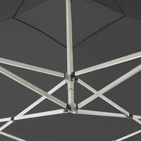 Gazebo Professionale Pieghevole in Alluminio 3x3 m Antracite 45483
