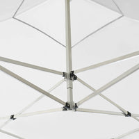 Gazebo Professionale Pieghevole in Alluminio 3x3m Bianco 45485