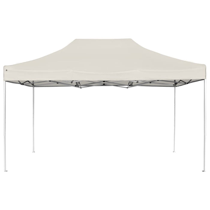 Gazebo Professionale Pieghevole in Alluminio 4,5x3 m Crema cod mxl 54642