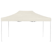 Gazebo Professionale Pieghevole in Alluminio 4,5x3 m Crema cod mxl 54642