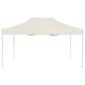Gazebo Professionale Pieghevole in Alluminio 4,5x3 m Crema cod mxl 54642