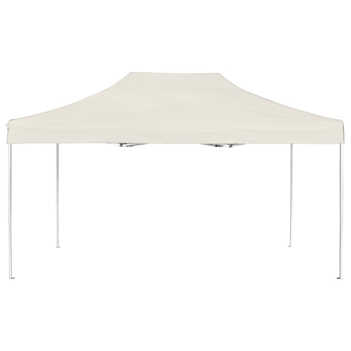 Gazebo Professionale Pieghevole in Alluminio 4,5x3 m Crema cod mxl 54642