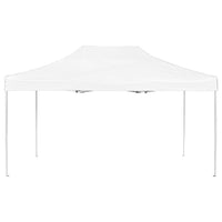 Gazebo Professionale Pieghevole Alluminio 4,5x3 m Bianco 45495