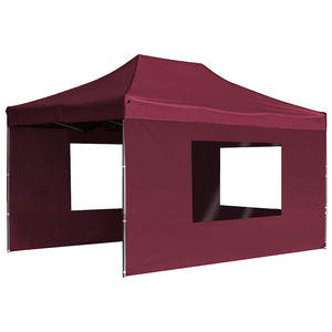 Gazebo Professionale Pieghevole Alluminio Pareti 4,5x3m Rossocod mxl 94950