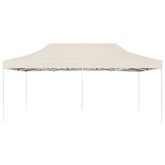 Gazebo Professionale Pieghevole in Alluminio 6x3 m Crema 45501