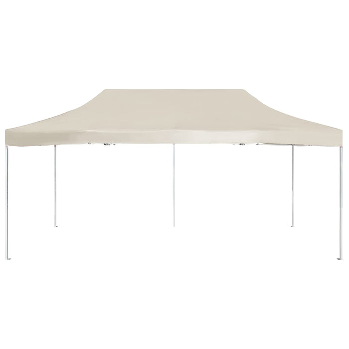 Gazebo Professionale Pieghevole in Alluminio 6x3 m Crema 45501