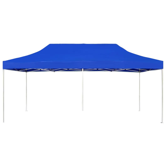 Gazebo Professionale Pieghevole Alluminio 6x3 m Blu 45502