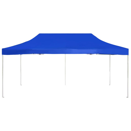 Gazebo Professionale Pieghevole Alluminio 6x3 m Blu 45502