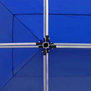 Gazebo Professionale Pieghevole Alluminio 6x3 m Blu cod mxl 54555