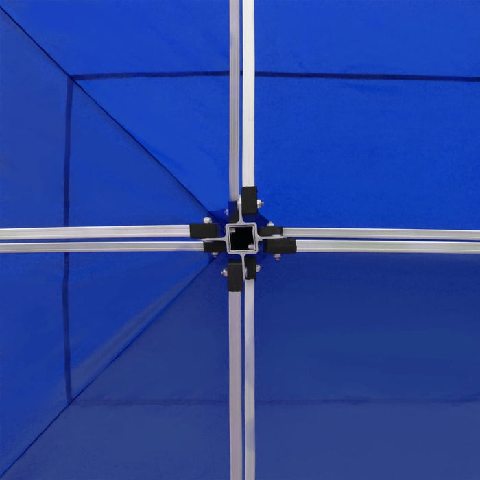 Gazebo Professionale Pieghevole Alluminio 6x3 m Blu cod mxl 54555