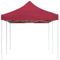 Gazebo Professionale Pieghevole in Alluminio 6x3 m Rosso Vino 45504