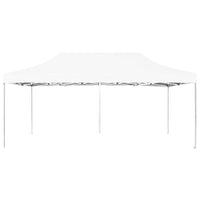 Gazebo Professionale Pieghevole Alluminio 6x3 m Bianco 45505