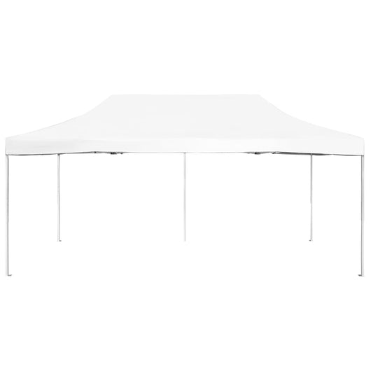 Gazebo Professionale Pieghevole Alluminio 6x3 m Bianco 45505