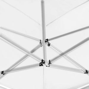 Gazebo Professionale Pieghevole Alluminio 6x3 m Bianco 45505