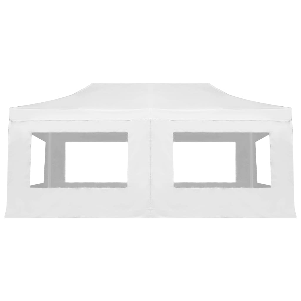 Gazebo Professionale Pieghevole Alluminio e Pareti 6x3m Bianco cod mxl 60036