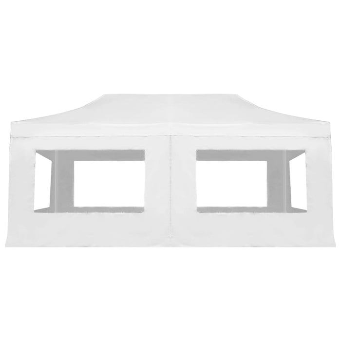 Gazebo Professionale Pieghevole Alluminio e Pareti 6x3m Bianco cod mxl 60036