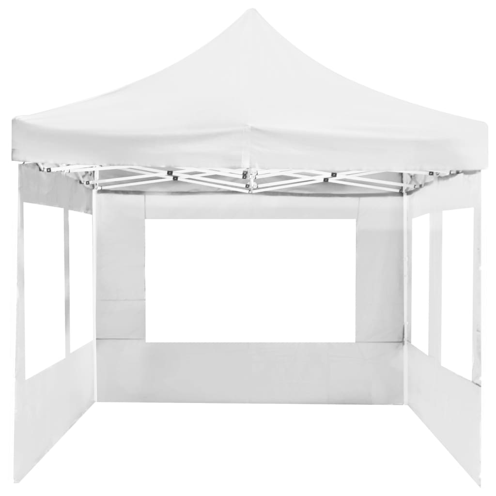 Gazebo Professionale Pieghevole Alluminio e Pareti 6x3m Bianco cod mxl 60036