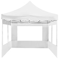 Gazebo Professionale Pieghevole Alluminio e Pareti 6x3m Bianco 45510