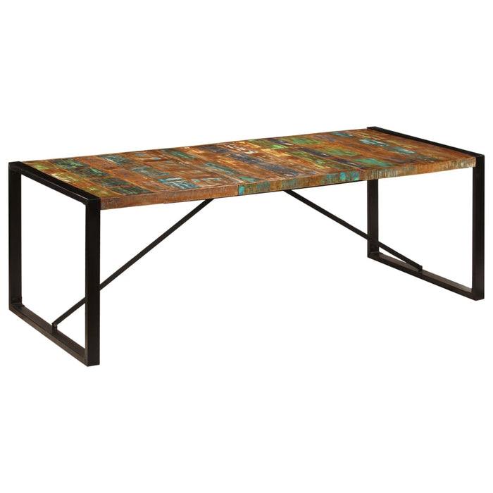 Tavolo da Pranzo 220x100x75 cm Legno Massello di Recupero 247409