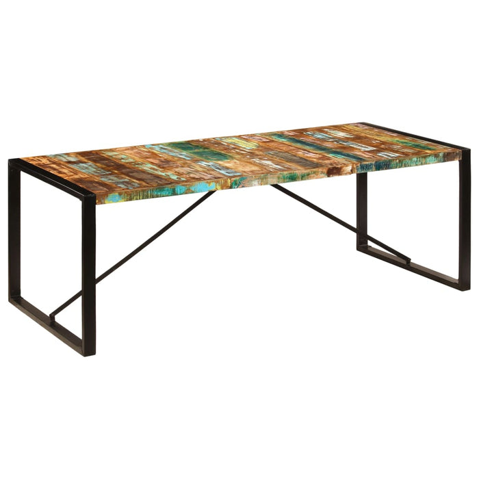 Tavolo da Pranzo 220x100x75 cm Legno Massello di Recupero 247409