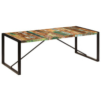 Tavolo da Pranzo 220x100x75 cm Legno Massello di Recupero 247409