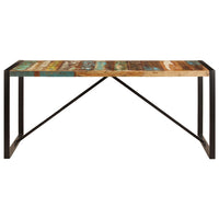 Tavolo da Pranzo 180x90x75 cm in Legno Massello di Recupero 247415