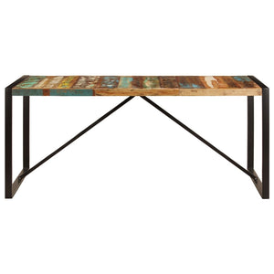 Tavolo da Pranzo 180x90x75 cm in Legno Massello di Recupero 247415
