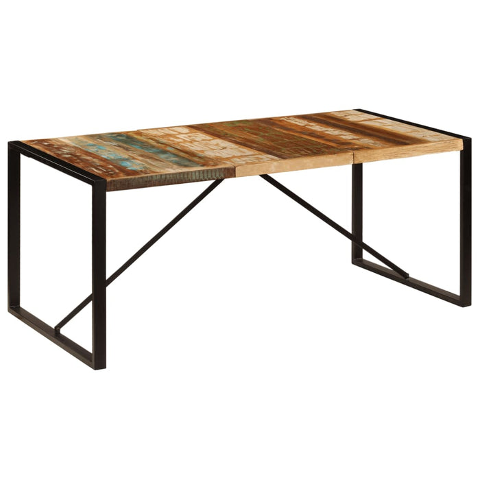 Tavolo da Pranzo 180x90x75 cm in Legno Massello di Recupero 247415