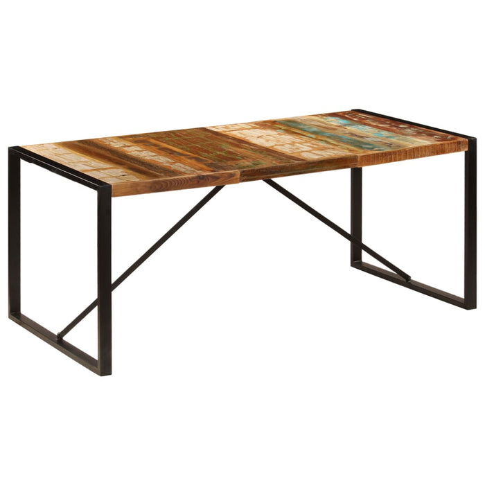 Tavolo da Pranzo 180x90x75 cm in Legno Massello di Recupero 247415