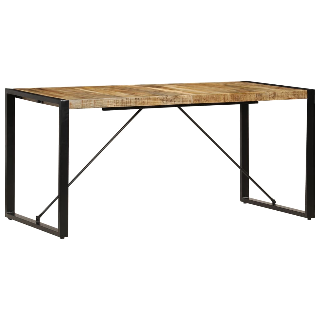 Tavolo da Pranzo 160x80x75 cm in Legno Massello di Mango 247417