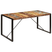 Tavolo da Pranzo 160x80x75 cm in Legno Massello di Recupero cod mxl 14935