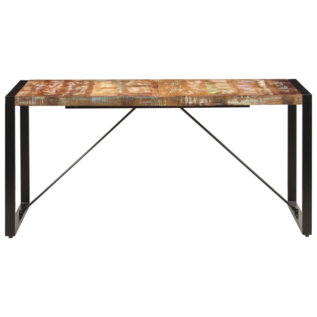 Tavolo da Pranzo 160x80x75 cm in Legno Massello di Recupero cod mxl 14935