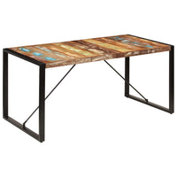 Tavolo da Pranzo 160x80x75 cm in Legno Massello di Recupero cod mxl 14935