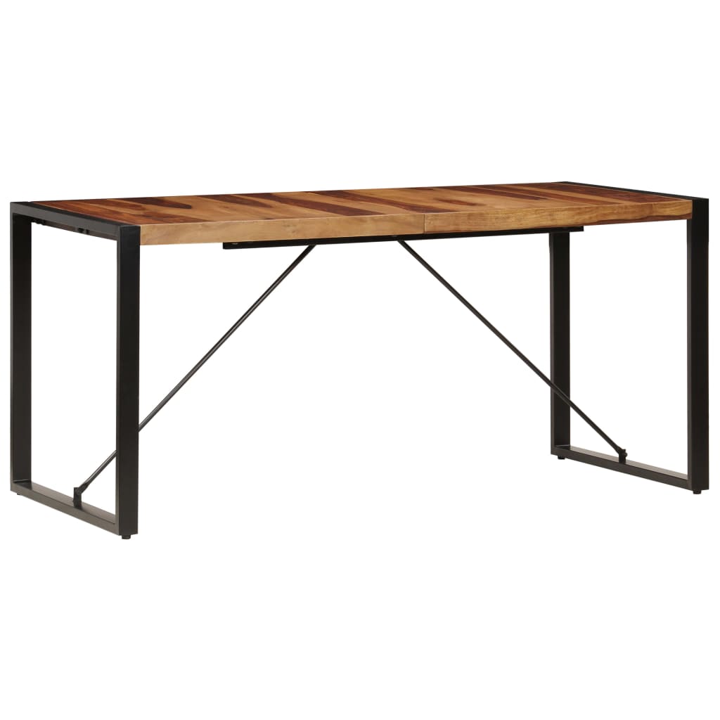 Tavolo da Pranzo 160x80x75 cm in Legno Massello di Acacia 247419