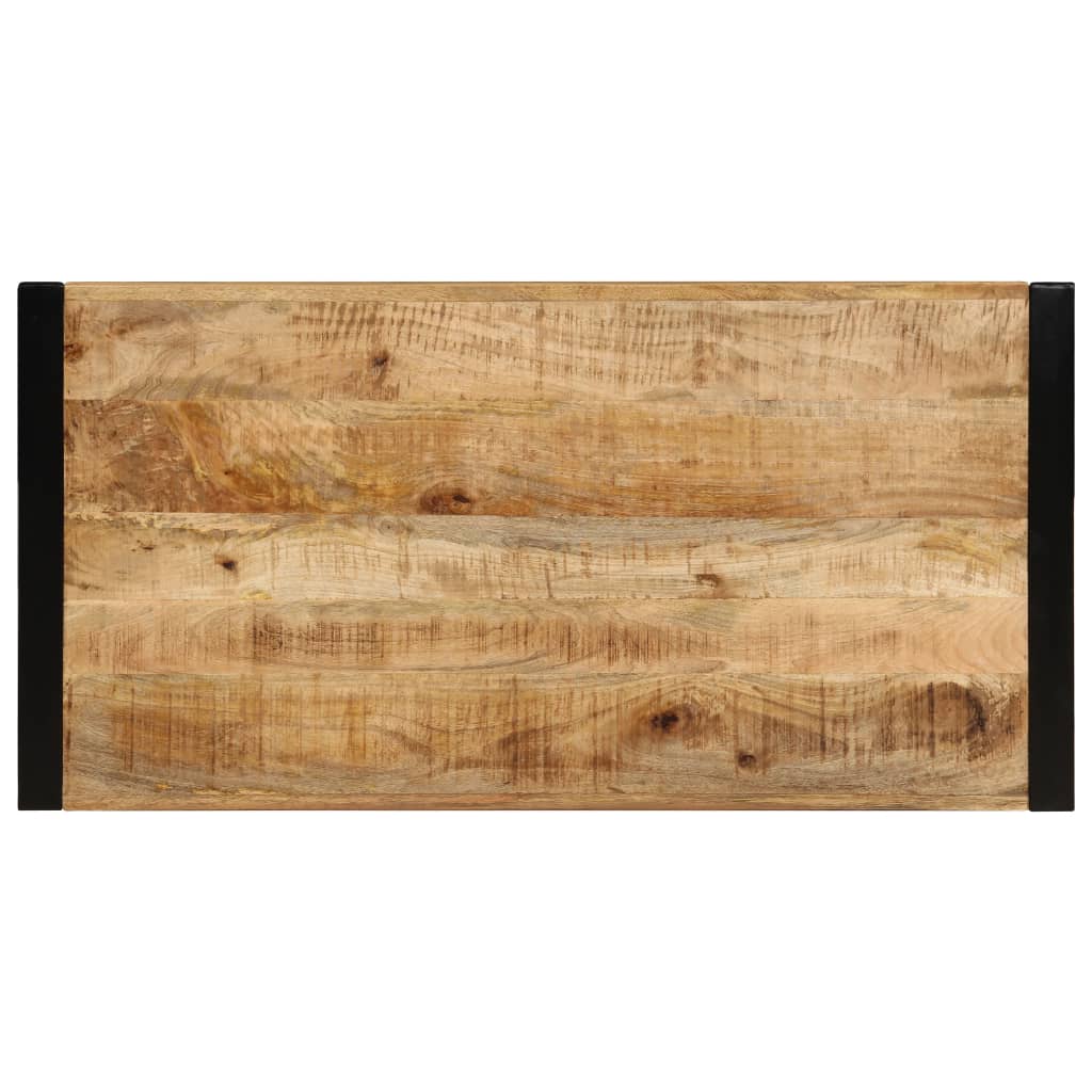 Tavolino da Salotto in Legno Massello di Mango 120x60x40 cm 247424