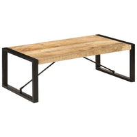 Tavolino da Salotto in Legno Massello di Mango 120x60x40 cm 247424