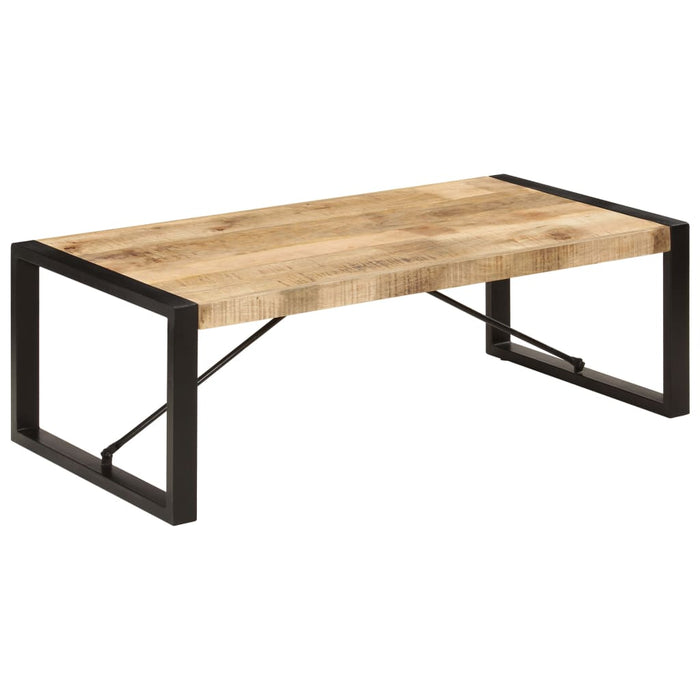 Tavolino da Salotto in Legno Massello di Mango 120x60x40 cm 247424