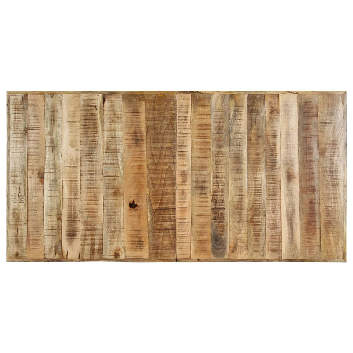 Tavolo da Pranzo 160x80x75 cm in Legno Massello di Mango Grezzo 247433