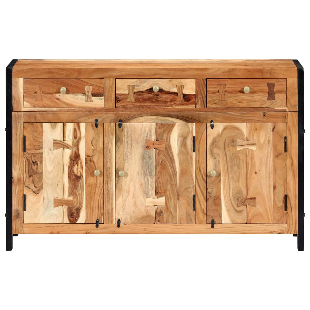 Credenza 120x35x75 cm in Legno Massello di Acacia 247449