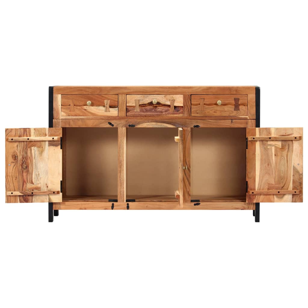 Credenza 120x35x75 cm in Legno Massello di Acacia 247449