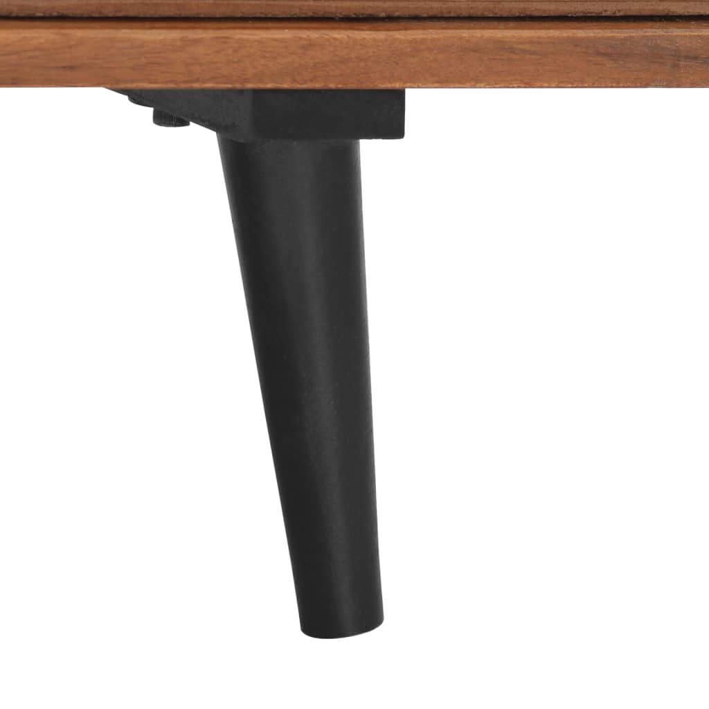 Mobile Porta TV-Mobile per TV-Credenza TV 140x30x40 cm in Legno Massello di Acacia