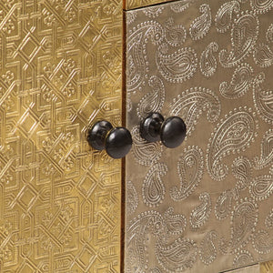 Credenza 80x30x75 cm in Legno Massello di Acacia 247683