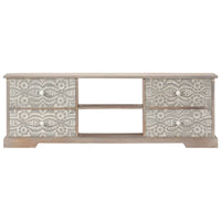 Mobile Porta TV 120x30x40 cm in Legno Massello di Acacia 247688