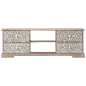 Mobile Porta TV 120x30x40 cm in Legno Massello di Acacia 247688