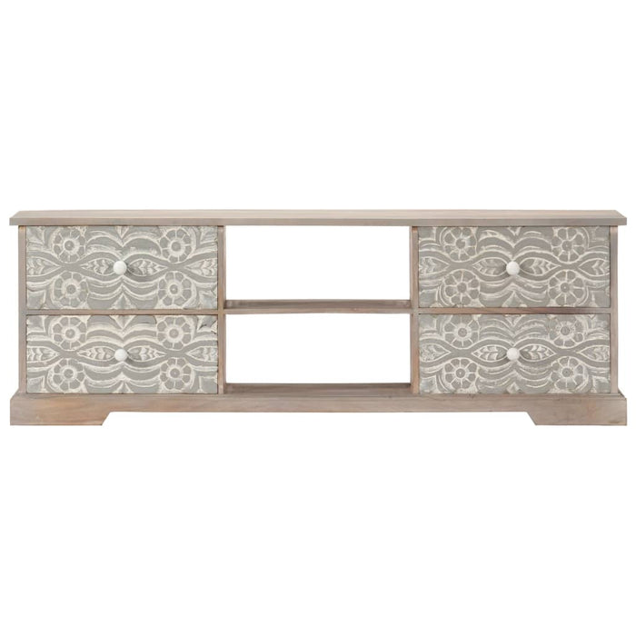 Mobile Porta TV 120x30x40 cm in Legno Massello di Acacia 247688