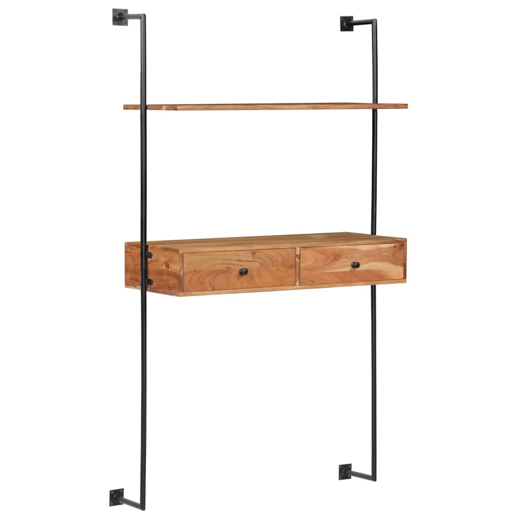 Scaffale mobile di design Scrivania da muro 170 cm legno 2702228/2